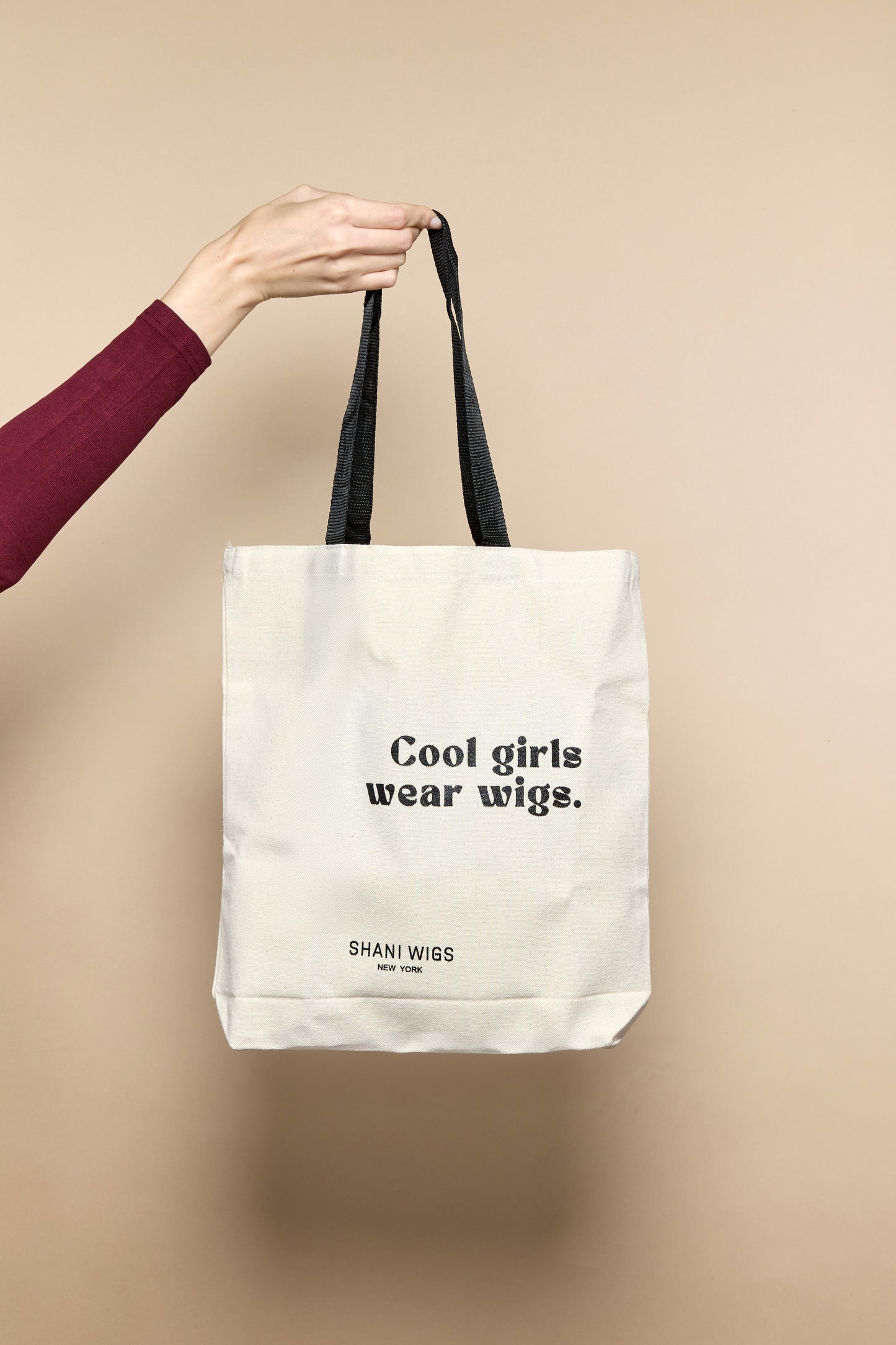 "Cool Girls Wear Wigs" Tote Bag